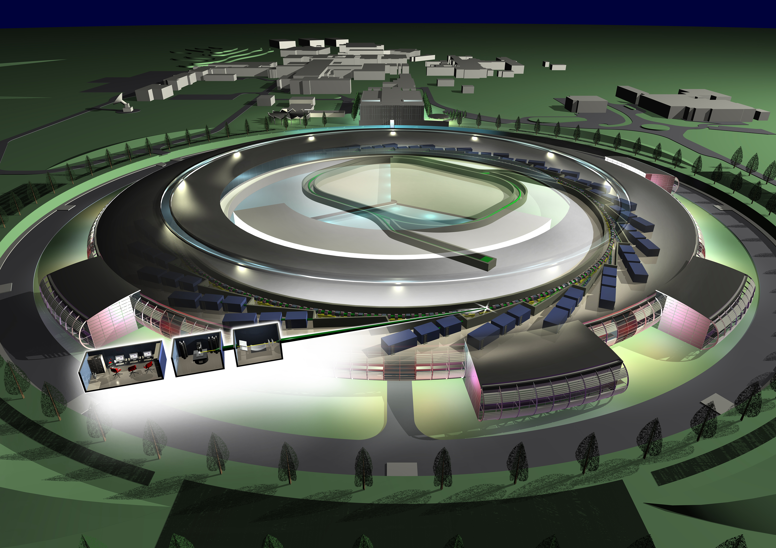 3-D model of the synchrotron