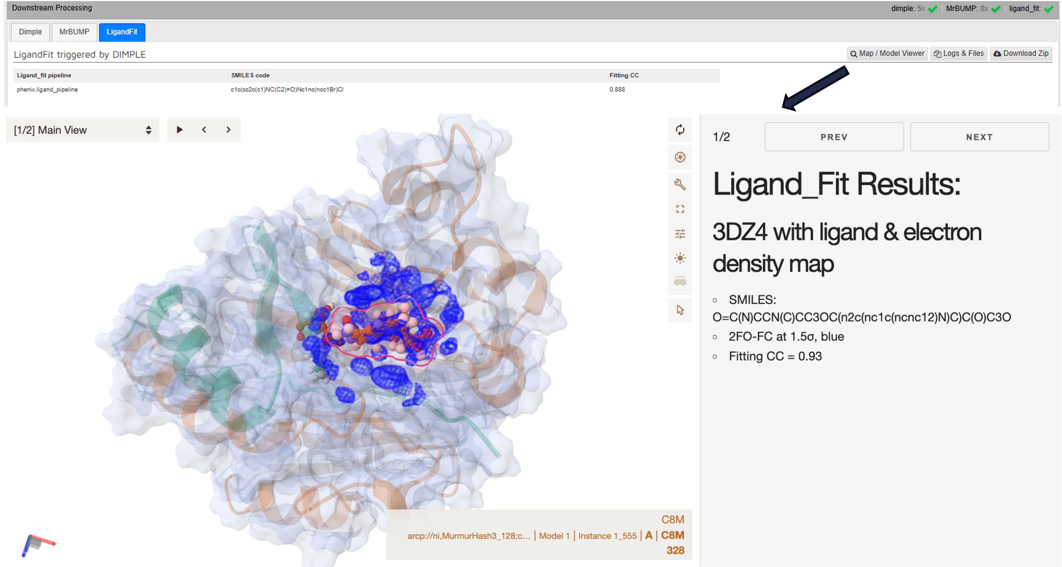 ligand fit results
