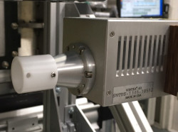 Vortex fluorescence detector