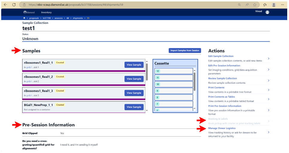 Scaup - manage dewar logistics