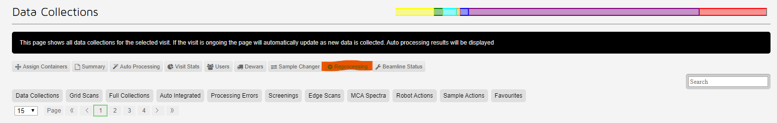 reprocessing selection