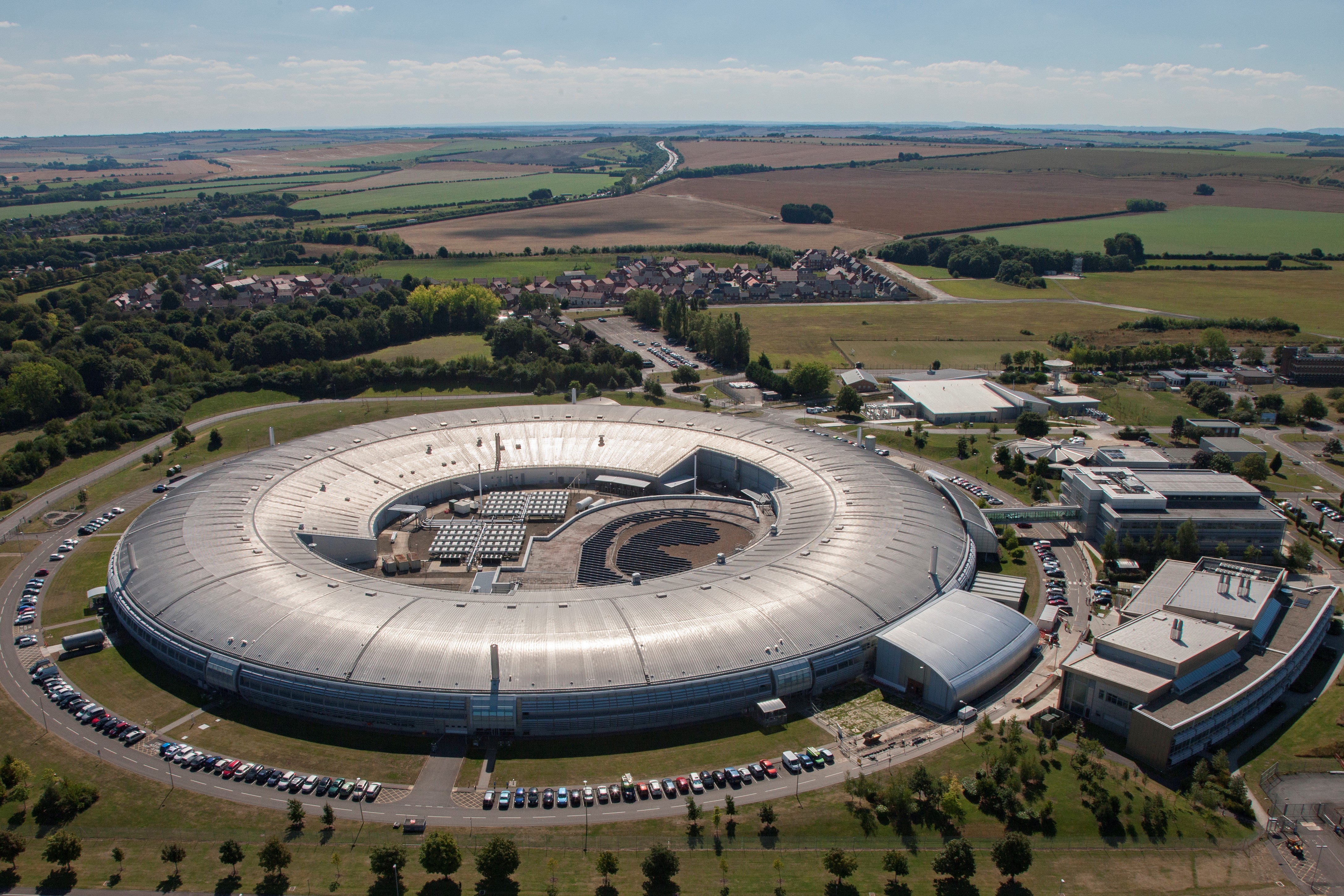 Aerial view of Diamond Light Source