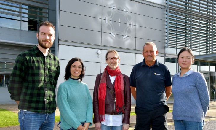 I15 team (L-R): Egor Koemets, Laura Arcidiacono, Annette Kleppe, Allan Ross and Xiaojiao Liu