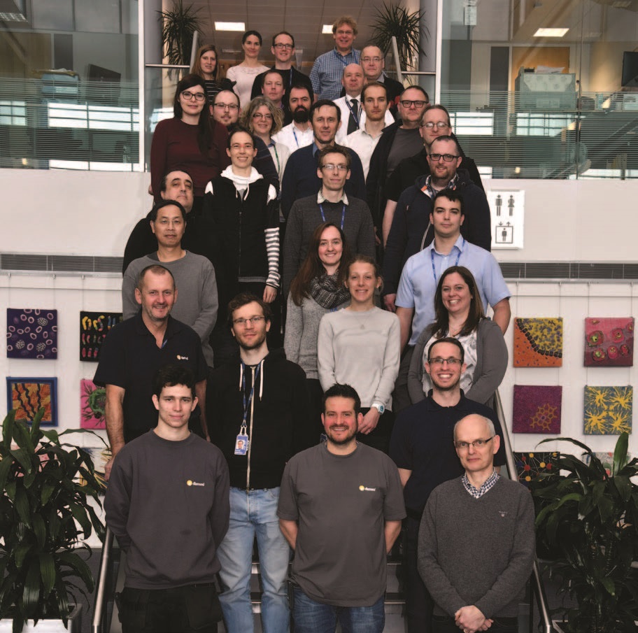 Figure 1: The scientists, engineers, technicians and PDRAs that make up the Crystallography Group.