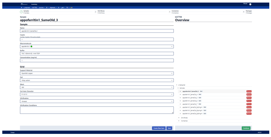 Scaup - create new sample