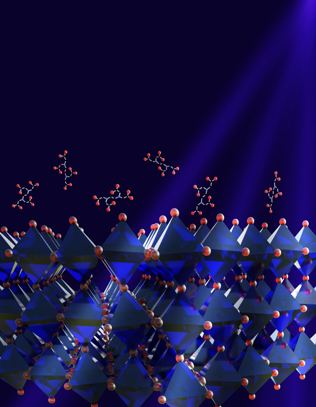 Artist's impression of formamidinium (FA)-based crystal <br/>Credit: Tiarnan Doherty, University of Cambridge