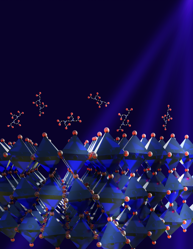 Artist's impression of formamidinium (FA)-based crystal <br/>Credit: Tiarnan Doherty, University of Cambridge 