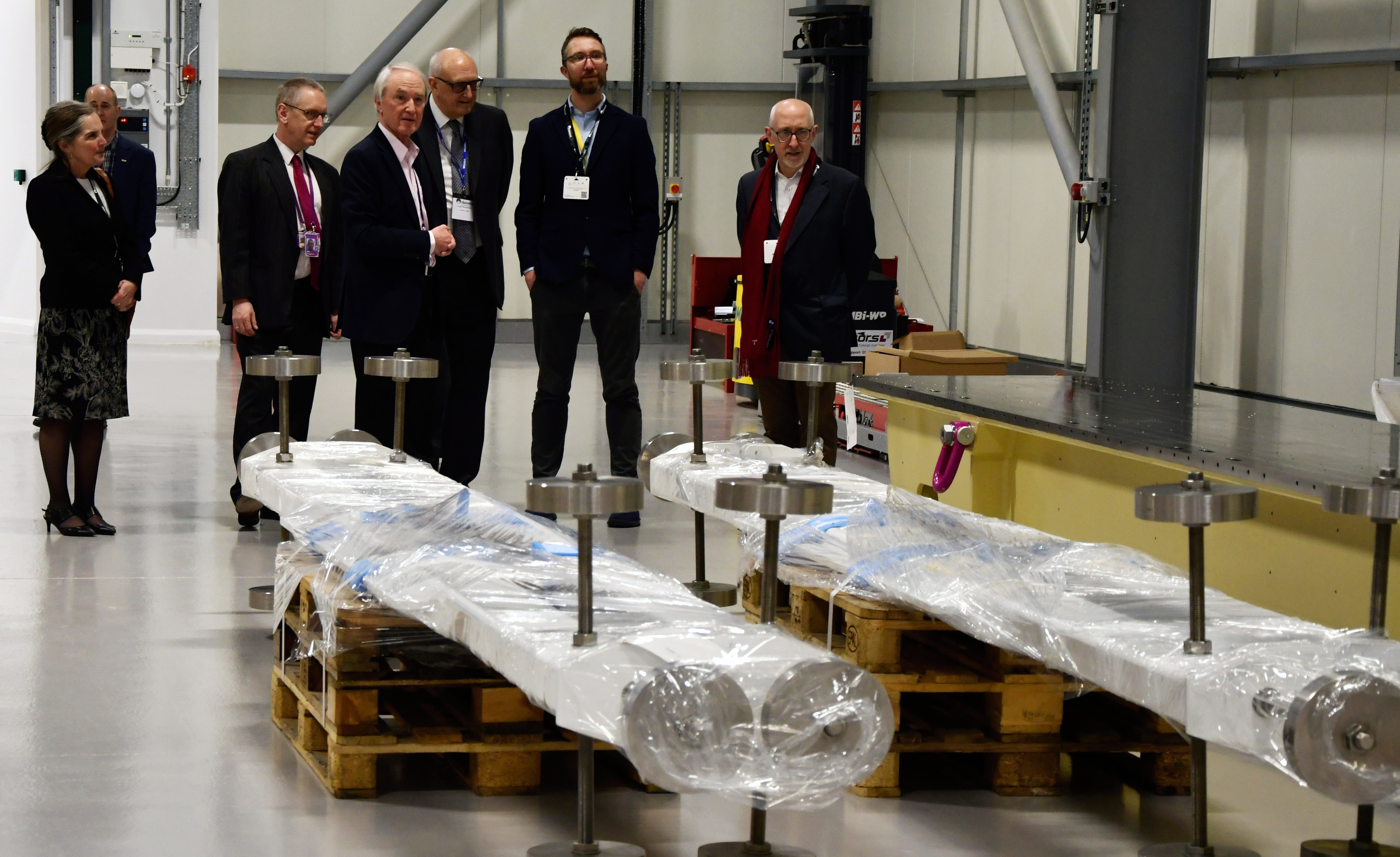 Technical director Richard Walker leading a tour of the DEB.