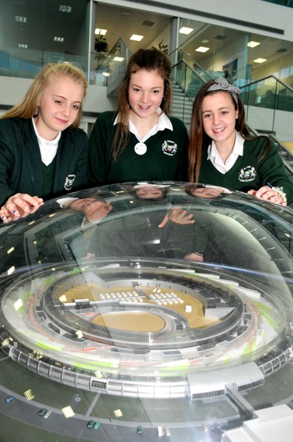 The girls were amazed to visit the facility and see science in action