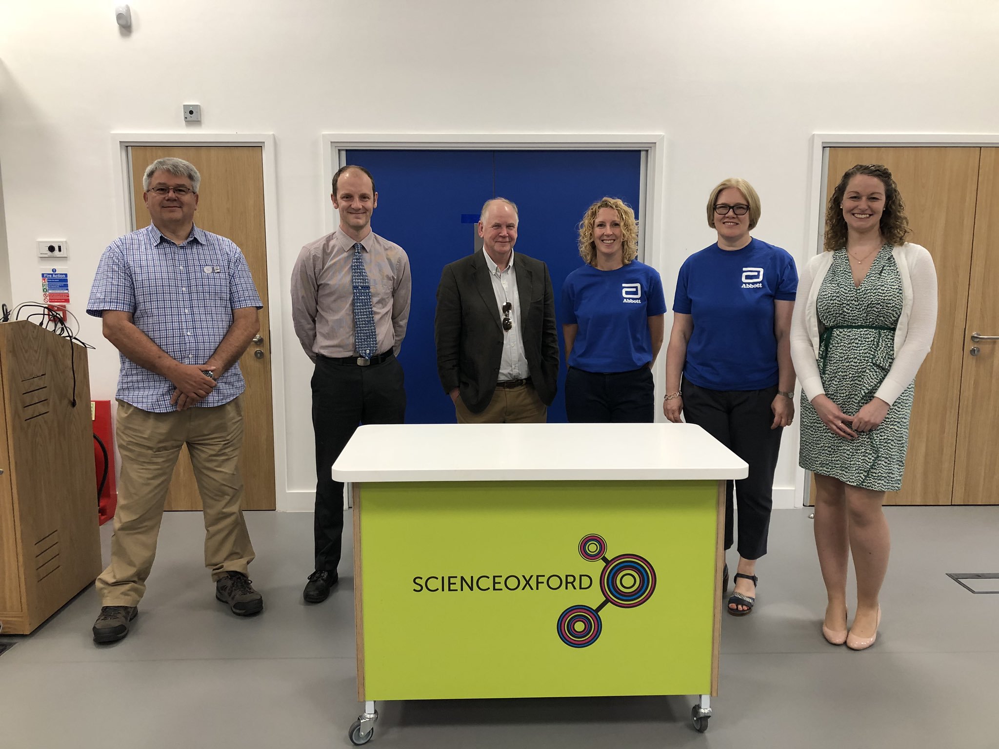 The judges for the Buckinghamshire Big Science Event, including Dr David Price of Diamond Light Source