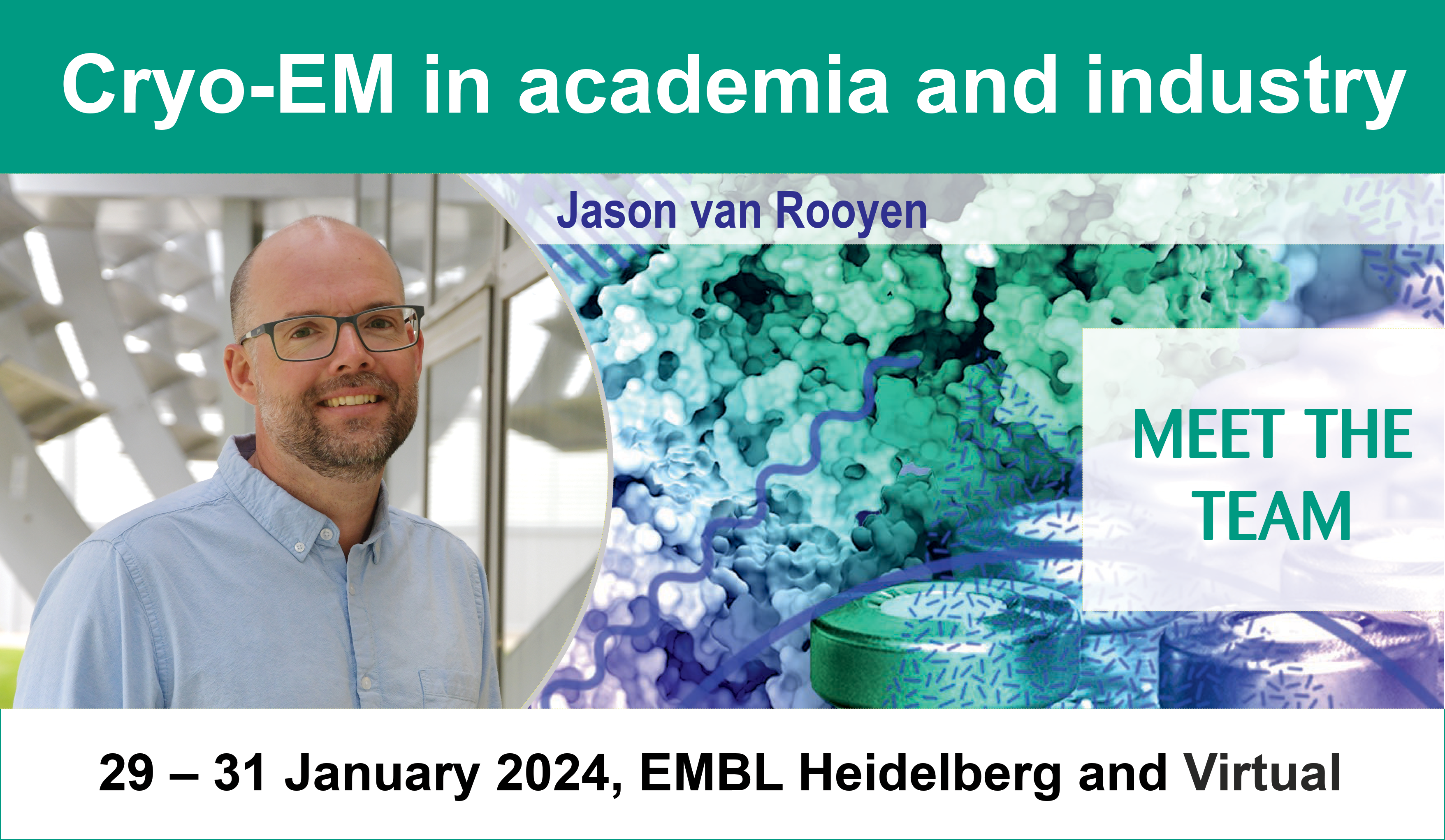 Jason van Rooyen at EMBL event