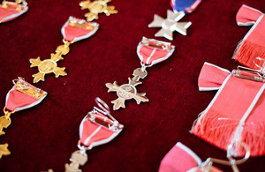 Selection of Honours Medals<br/>Royal Communications Office