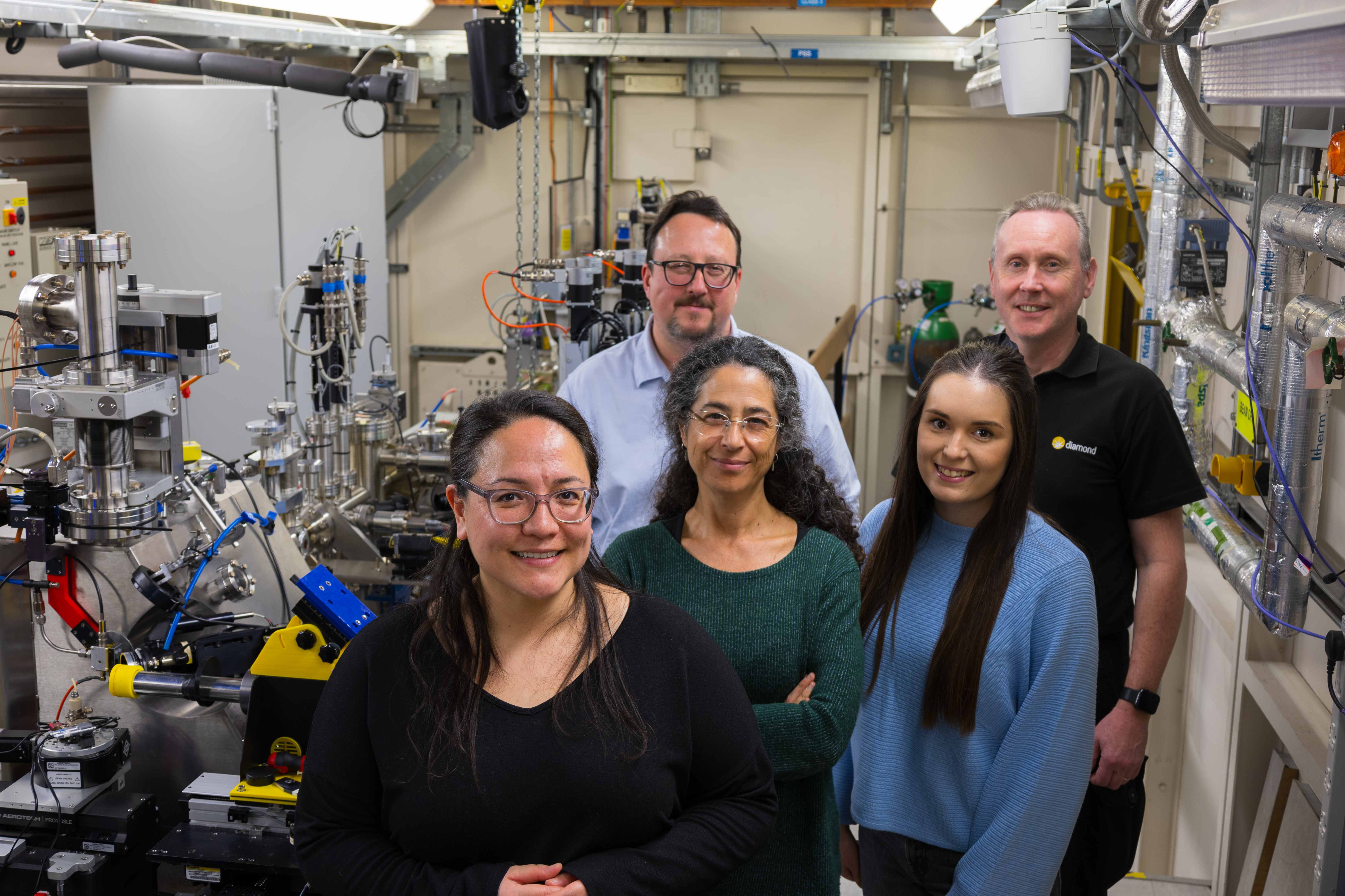 The I18 team: Konstantin Ignatyev, Steve Keylock, Susan Nehzati, Tina Geraki and Rhiannon Boseley
