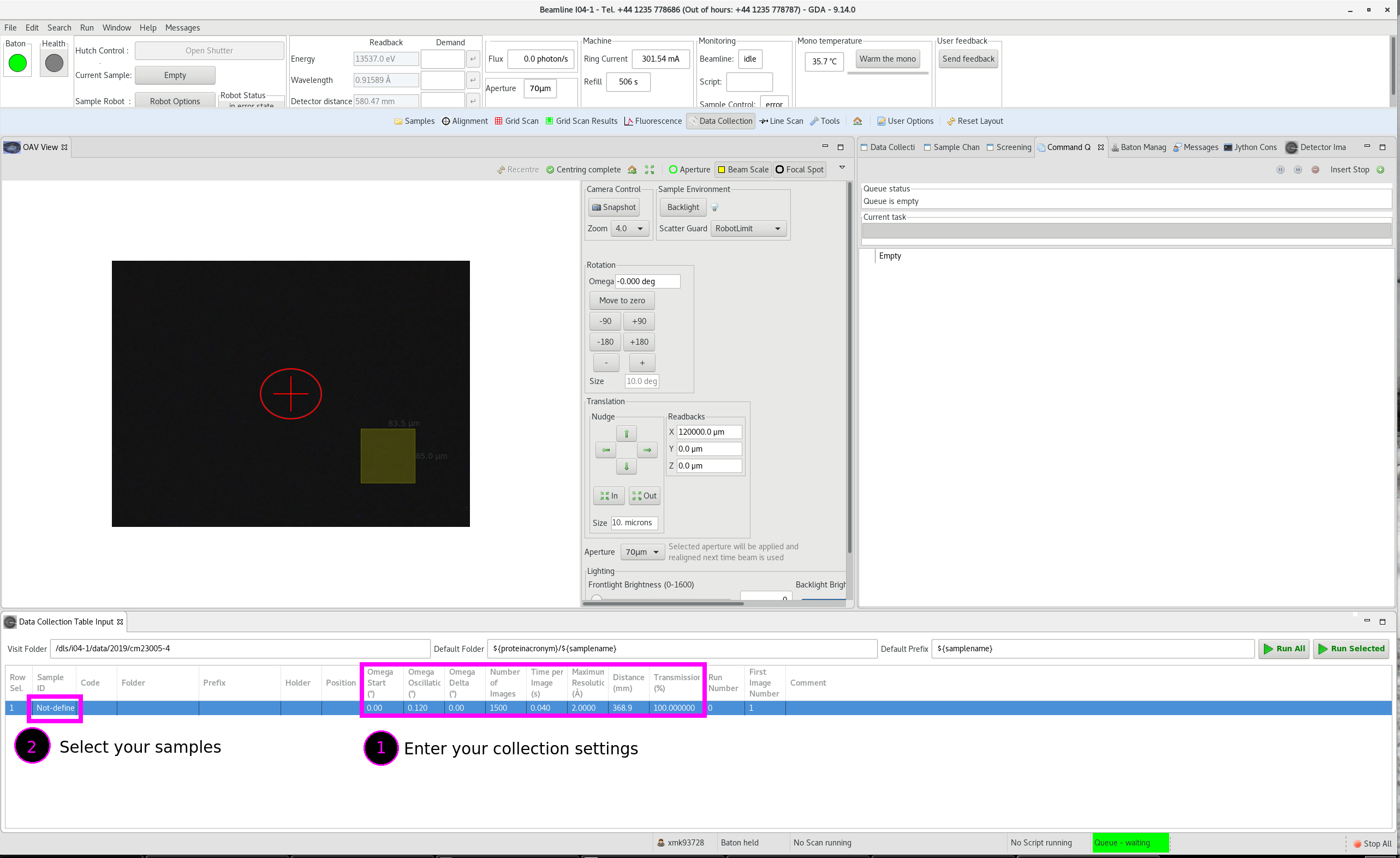 Command Queue - - Diamond Light Source